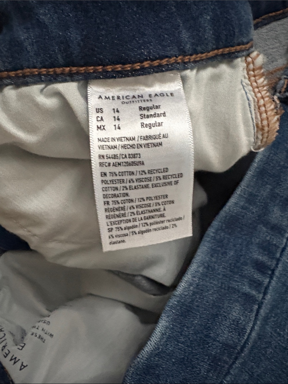 American Eagle Curvy High Rise Jegging Crop - Picture 4 of 5